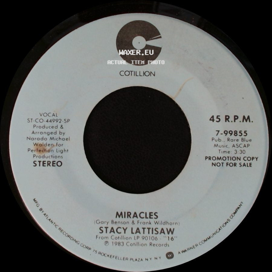 Stacy Lattisaw - Miracles / Miracles side B