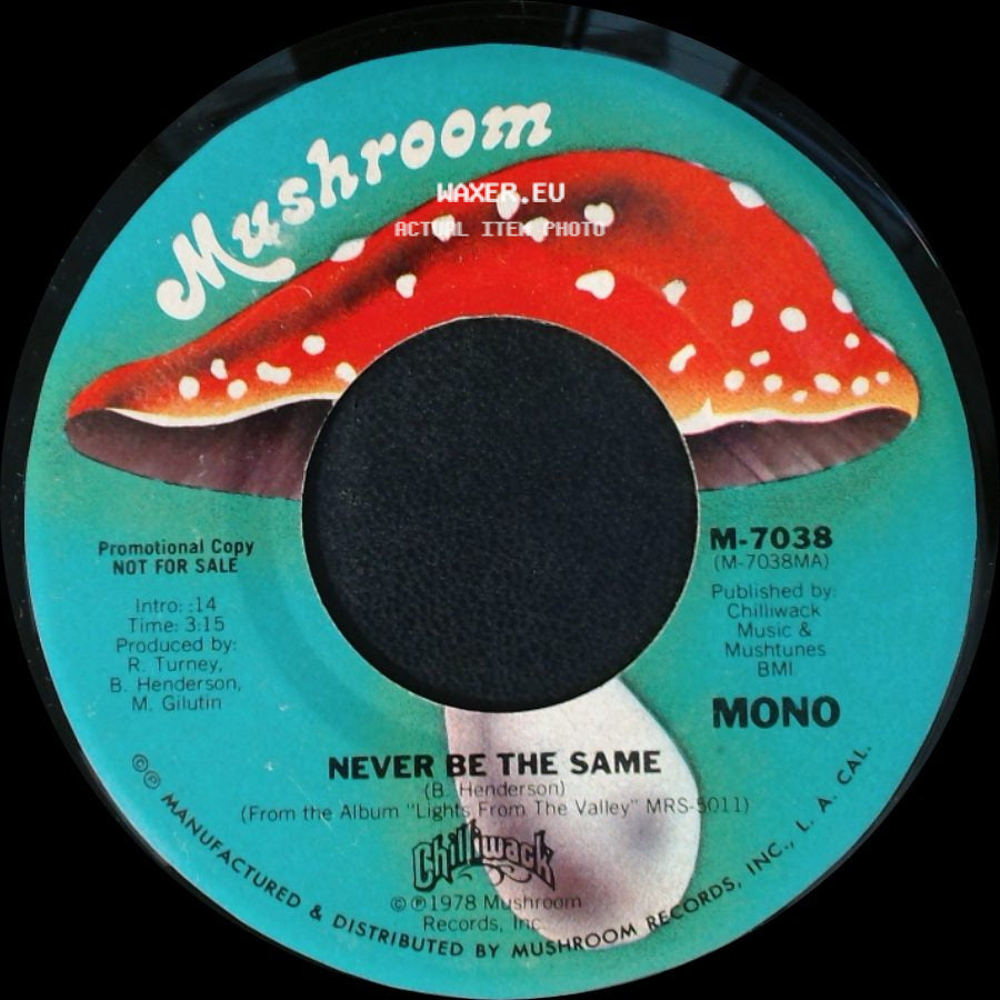 Chilliwack - Never Be The Same / Never Be The Same side B