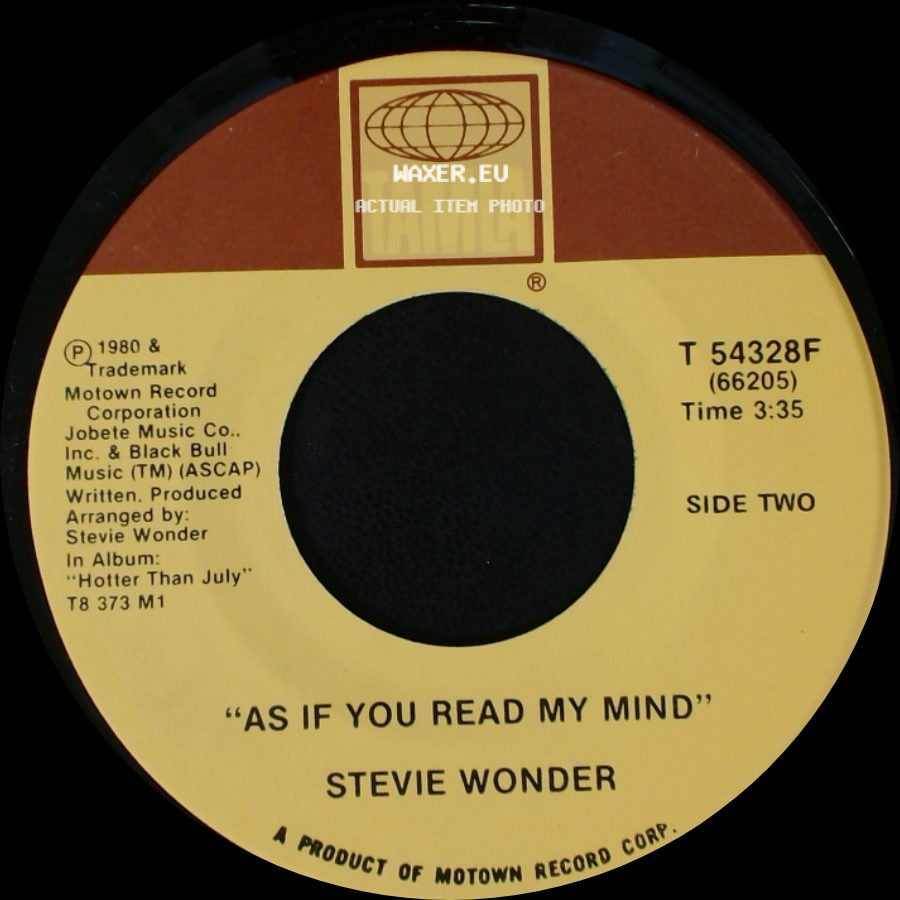 Stevie Wonder - Did I Hear You Say You Love Me / As If You Read My Mind side B