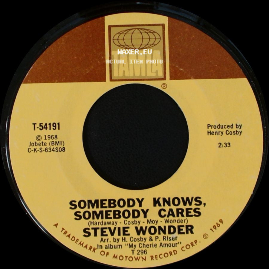 Stevie Wonder - Never Had A Dream Come True / Somebody Knows, Somebody Cares side B