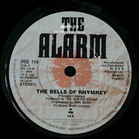 The Alarm - The Chant Has Just Begun / The Bells Of Rhymney side B