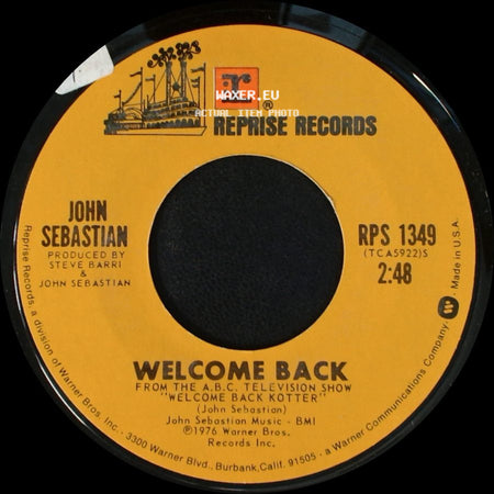 John Sebastian - Warm Baby / Welcome Back side B