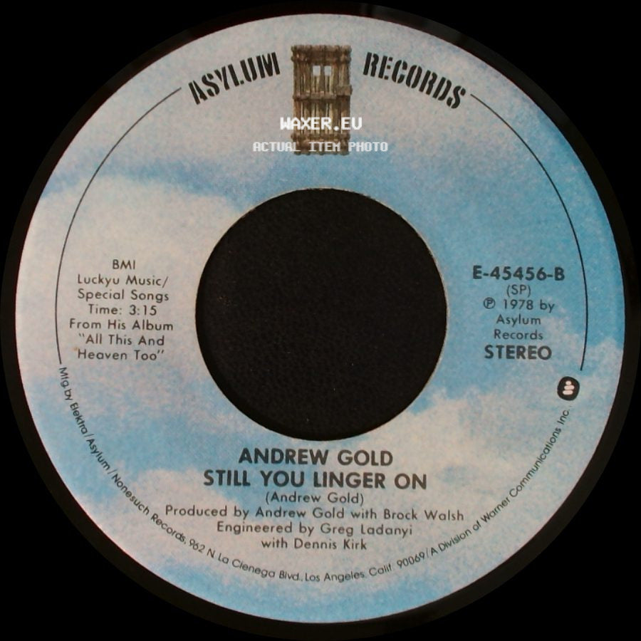 Andrew Gold - Still You Linger On / Thank You For Being A Friend side A