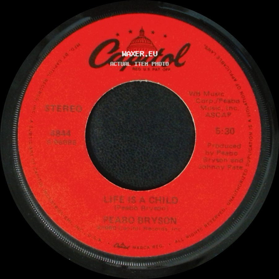 Peabo Bryson - Life Is A Child / Minute By Minute side A
