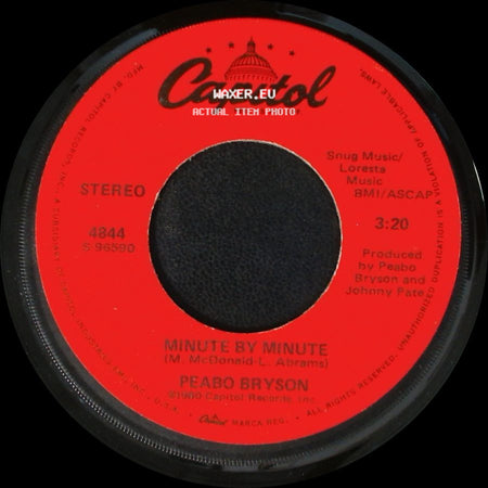 Peabo Bryson - Life Is A Child / Minute By Minute side B
