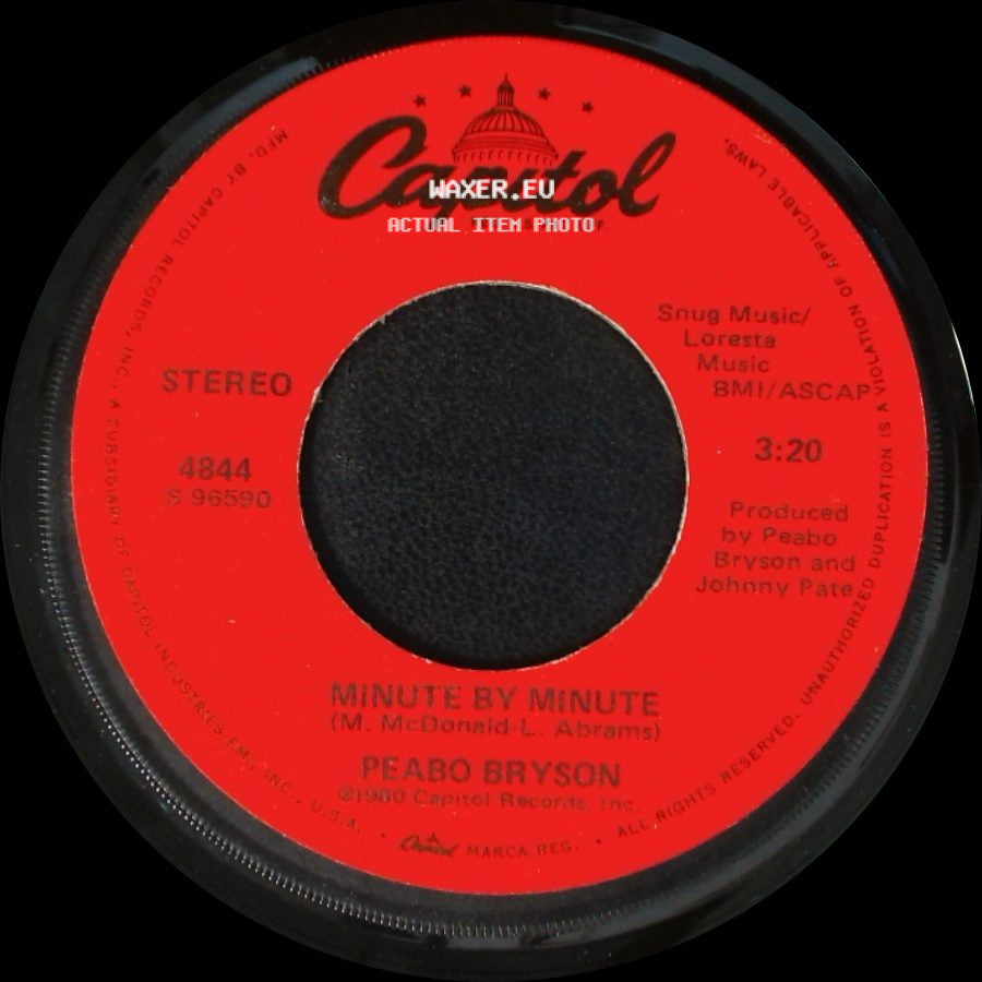 Peabo Bryson - Life Is A Child / Minute By Minute side B