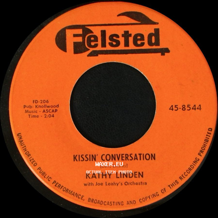 Kathy Linden - Just A Sandy Haired Boy Called Sandy / Kissin' Conversation side B