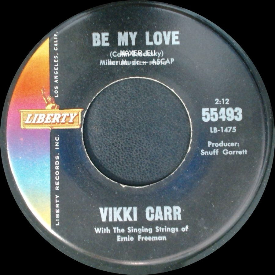 Vikki Carr - Be My Love / He's A Rebel side A