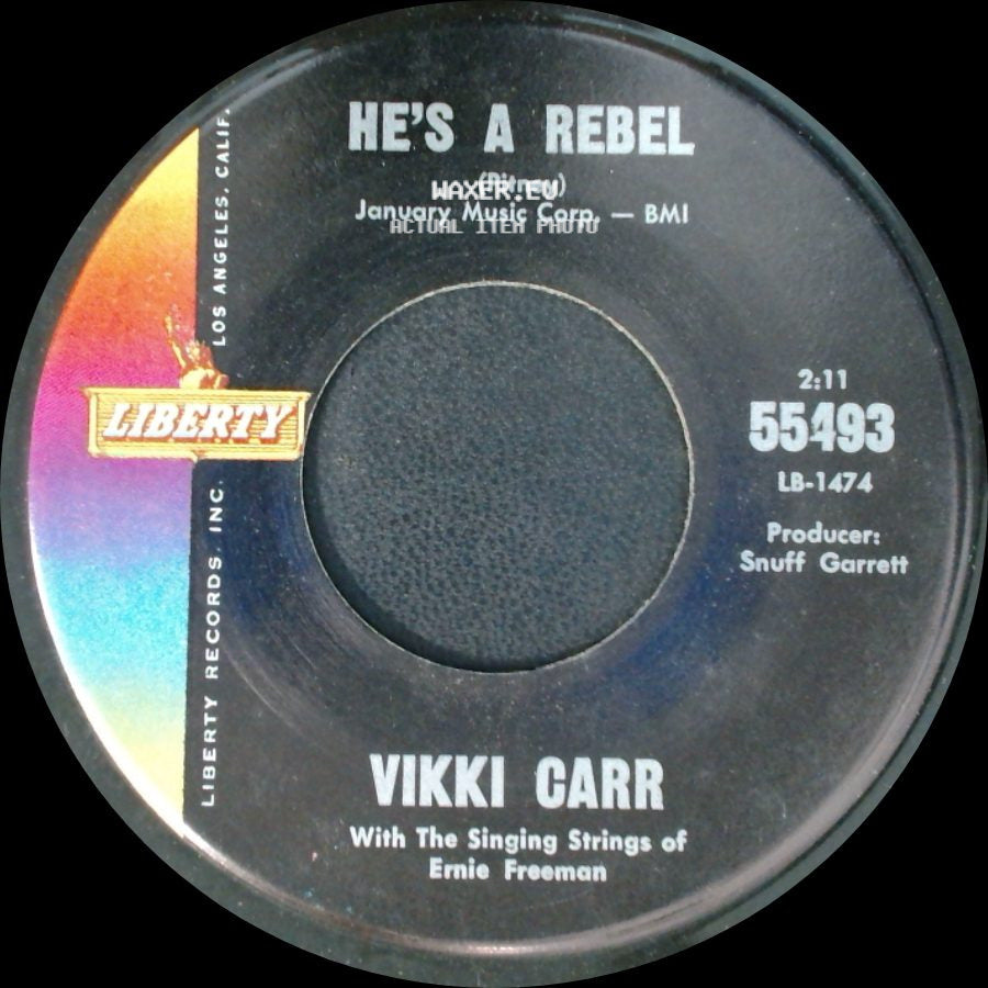 Vikki Carr - Be My Love / He's A Rebel side B