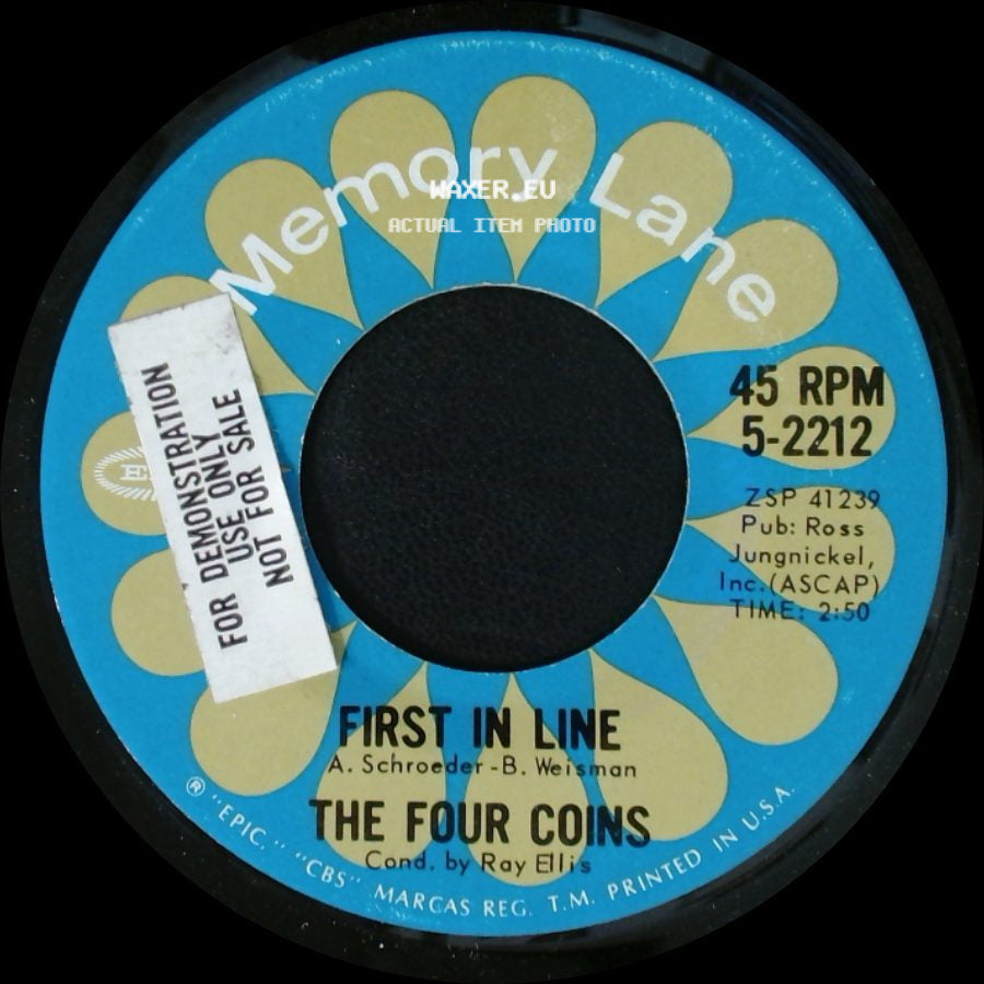 The Four Coins - First In Line / Shangri-La side A