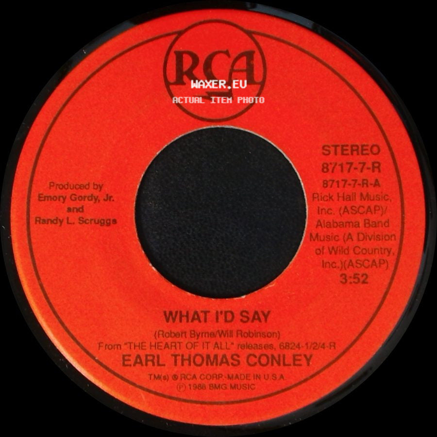 Earl Thomas Conley - Carol / What I'd Say side B