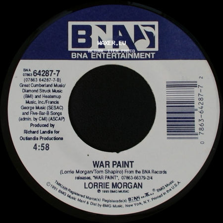Lorrie Morgan - I Didn't Know My Own Strength / War Paint side B