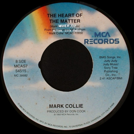 Mark Collie - Born To Love You / The Heart Of The Matter side B