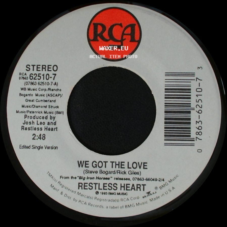Restless Heart - Meet Me On The Other Side / We Got The Love side B