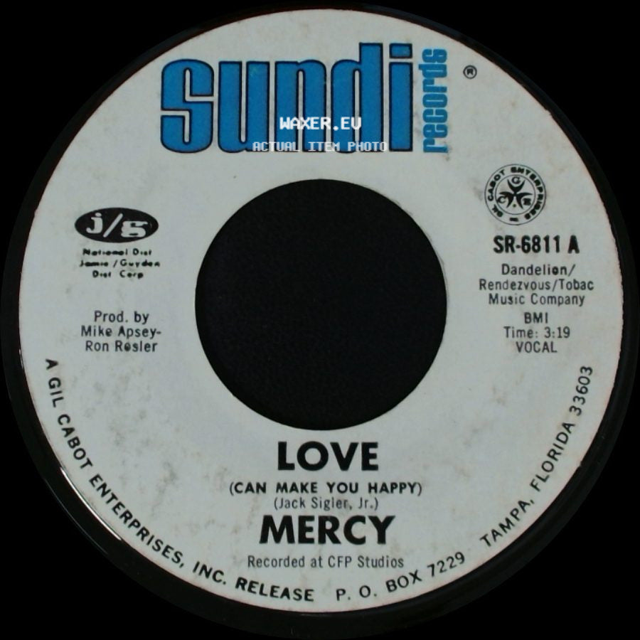 Mercy - Love (Can Make You Happy) / Fire Ball side A