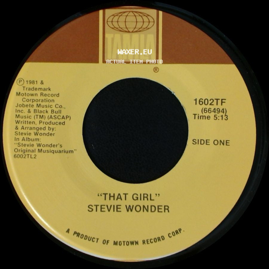 Stevie Wonder - That Girl / All I Do side A