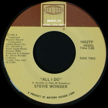 Stevie Wonder - That Girl / All I Do side B