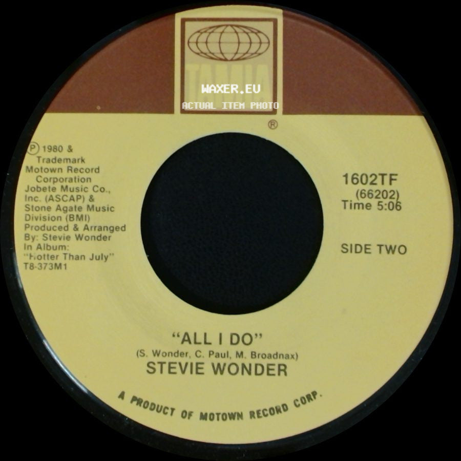 Stevie Wonder - That Girl / All I Do side B