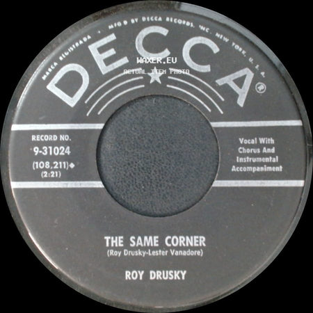 Roy Drusky - The Same Corner / Another side A