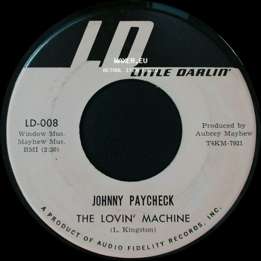 Johnny Paycheck - The Lovin' Machine / Pride Covered Ears side A