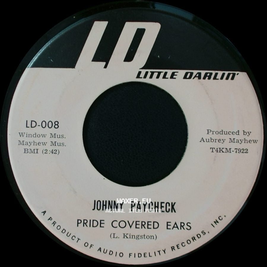 Johnny Paycheck - The Lovin' Machine / Pride Covered Ears side B