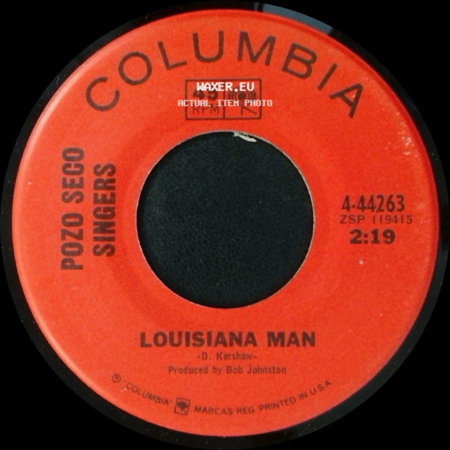 Pozo Seco Singers - Louisiana Man / Tomorrow Proper side A