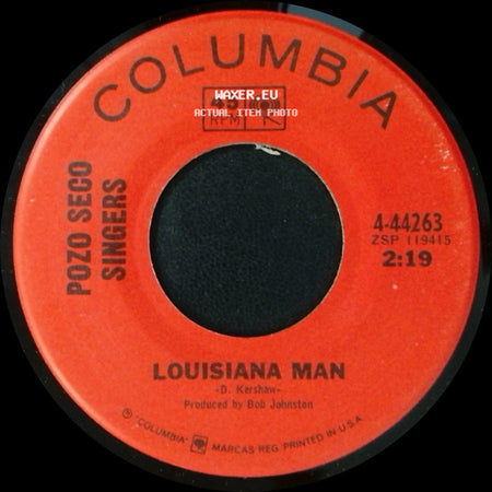 Pozo Seco Singers - Louisiana Man / Tomorrow Proper side A