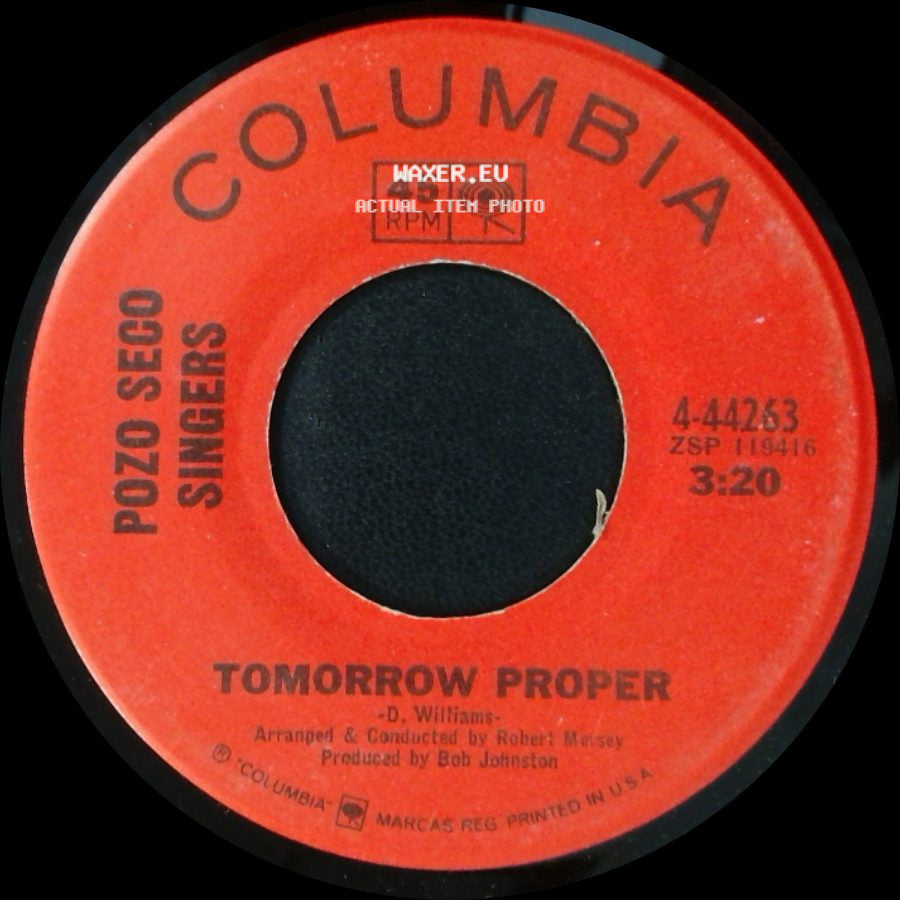 Pozo Seco Singers - Louisiana Man / Tomorrow Proper side B