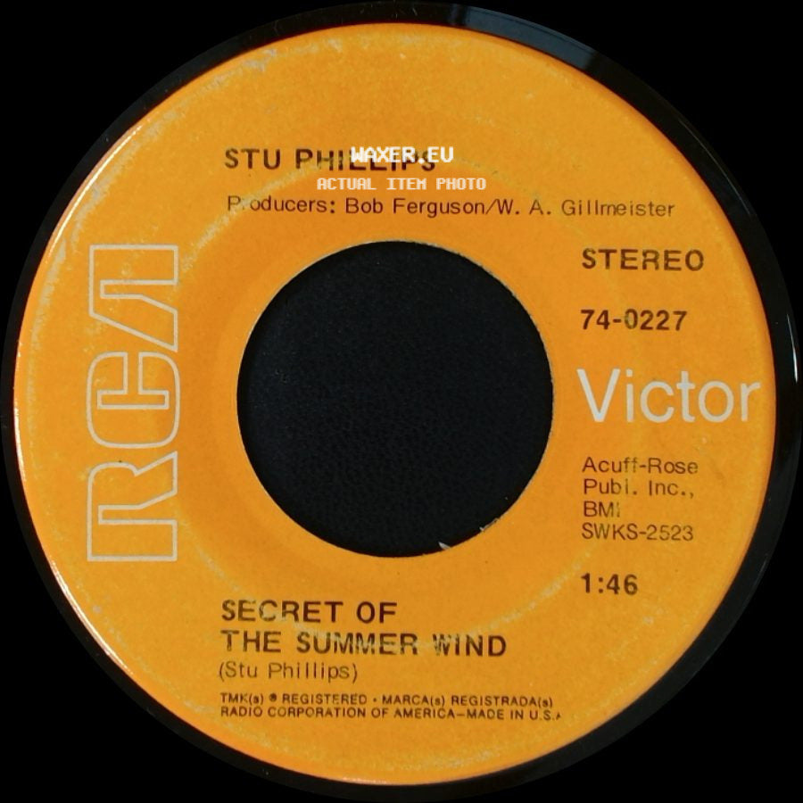Stu Phillips - Little Tin God / Secret Of The Summer Wind side B