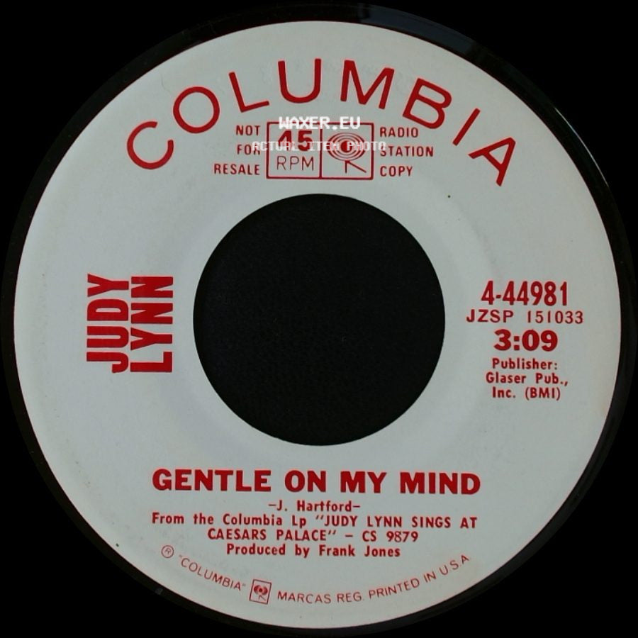Judy Lynn - America, The Beautiful / Gentle On My Mind side B