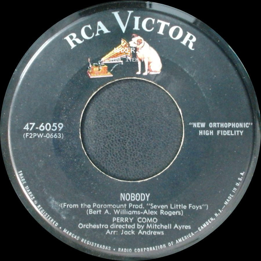 Perry Como - Nobody / Door Of Dreams side A