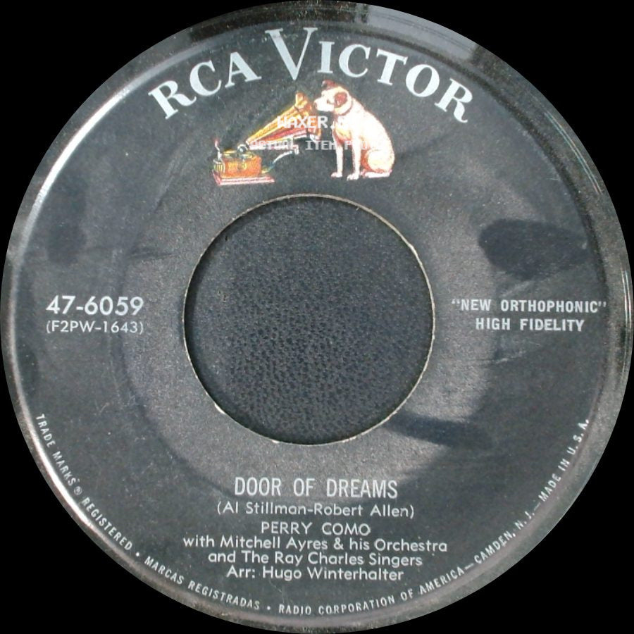 Perry Como - Nobody / Door Of Dreams side B