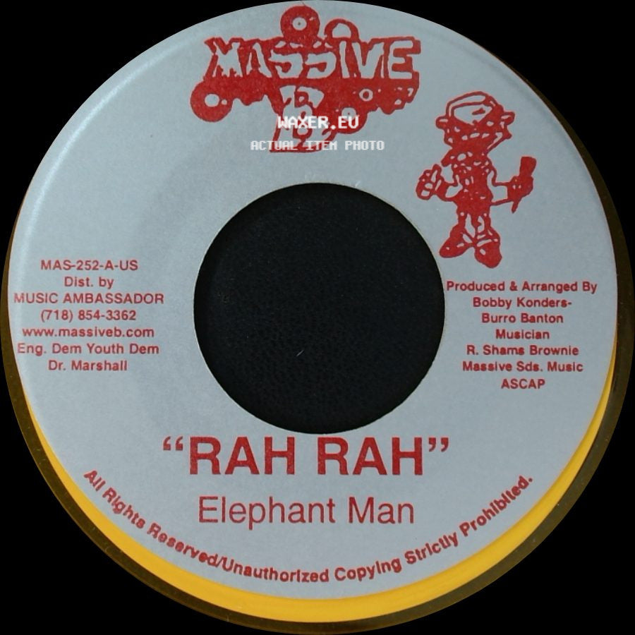Elephant Man - Rah Rah / Rah Rah side B