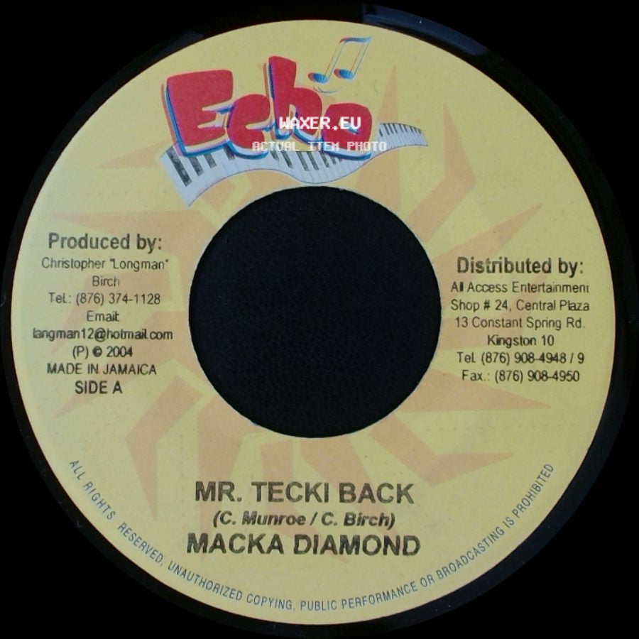 Macka Diamond / Kip Rich - Mr. Tecki Back / Baby Song side A