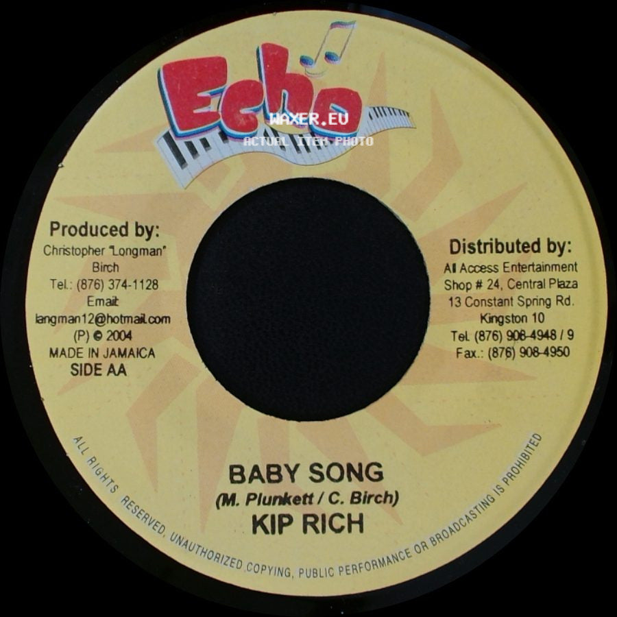 Macka Diamond / Kip Rich - Mr. Tecki Back / Baby Song side B