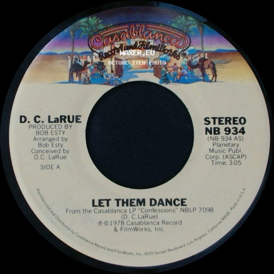 D. C. Larue - Let Them Dance / Nobody's Home side A