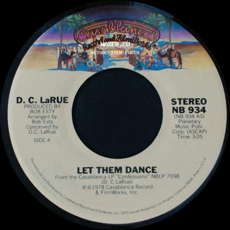 D. C. Larue - Let Them Dance / Nobody's Home side A