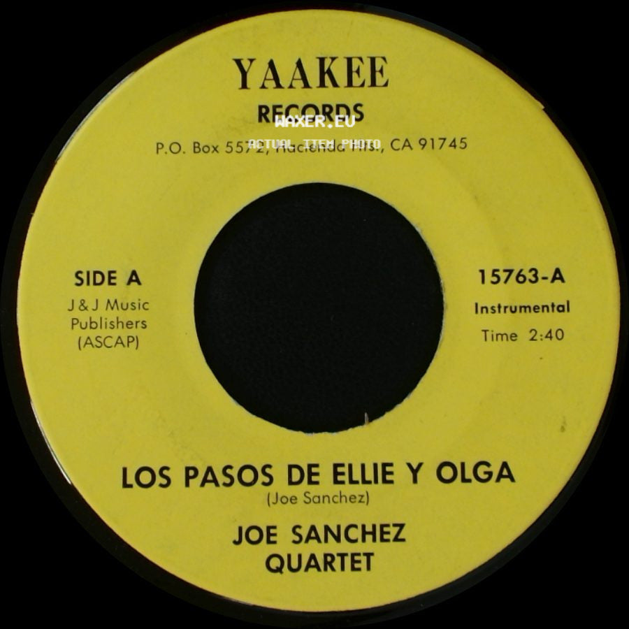 Joe Sanchez Quartet / Joe Sanchez - Los Pasos De Ellie Y Olga / Charlene side A
