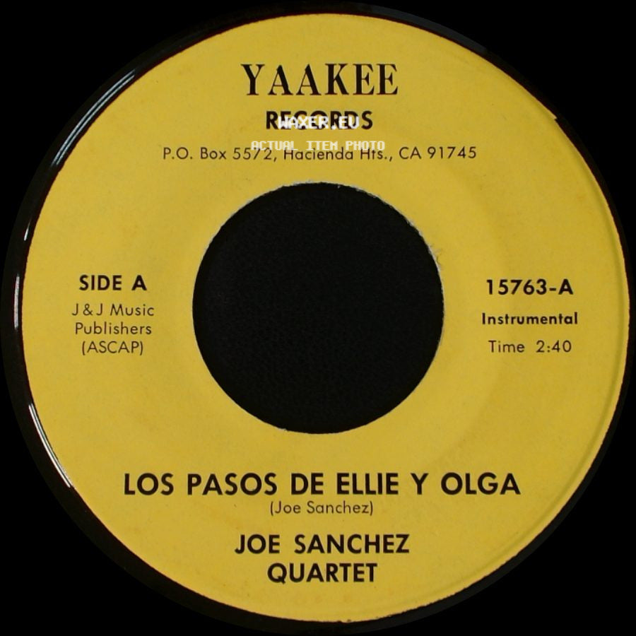 Joe Sanchez Quartet / Joe Sanchez - Los Pasos De Ellie Y Olga / Charlene side A