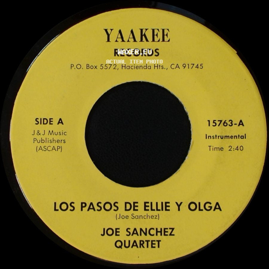 Joe Sanchez Quartet / Joe Sanchez - Los Pasos De Ellie Y Olga / Charlene side A