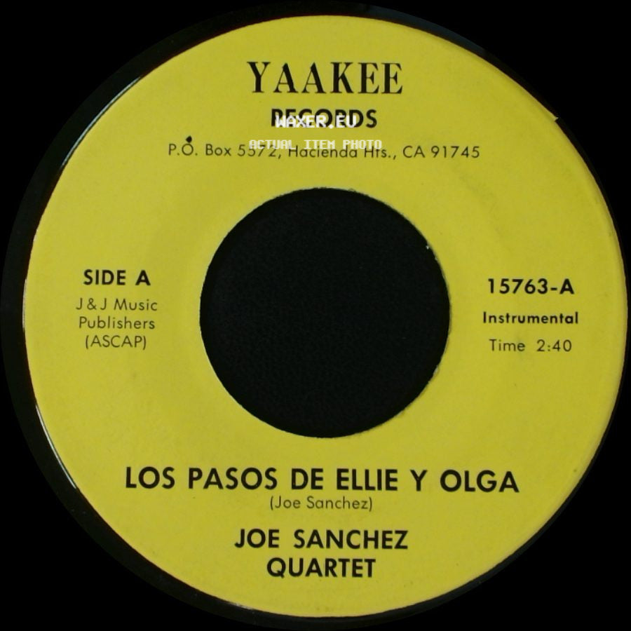 Joe Sanchez Quartet / Joe Sanchez - Los Pasos De Ellie Y Olga / Charlene side A