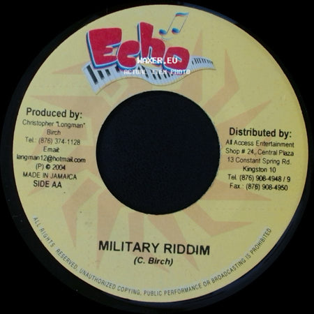 Elephant Man - Bad Mine Anthem / Military Riddim side B