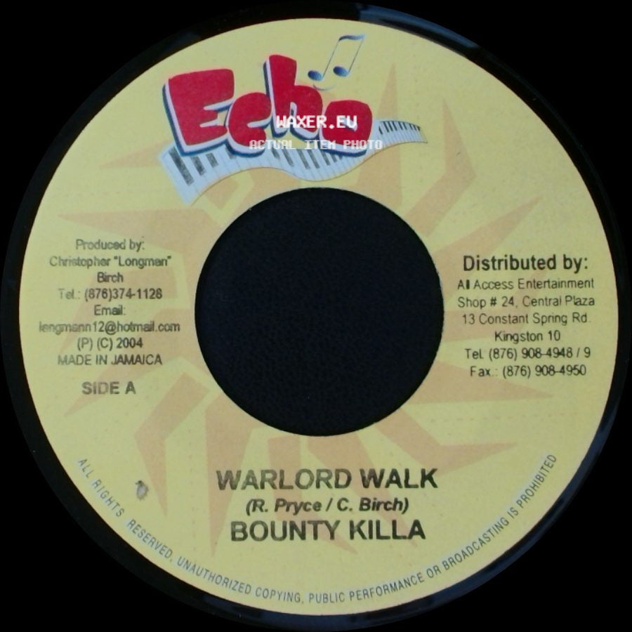 Bounty Killa - Warlord Walk / Military Riddim side A