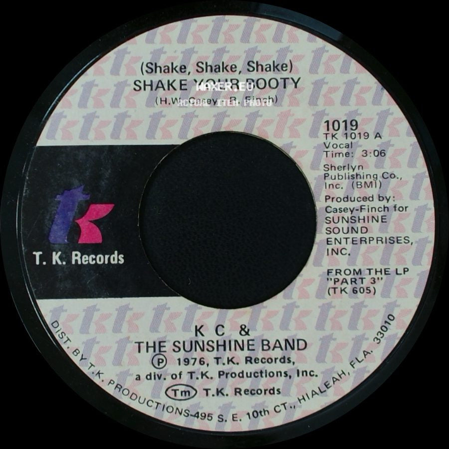 K C & The Sunshine Band - (Shake, Shake, Shake) Shake Your Booty / Boogie Shoes side A