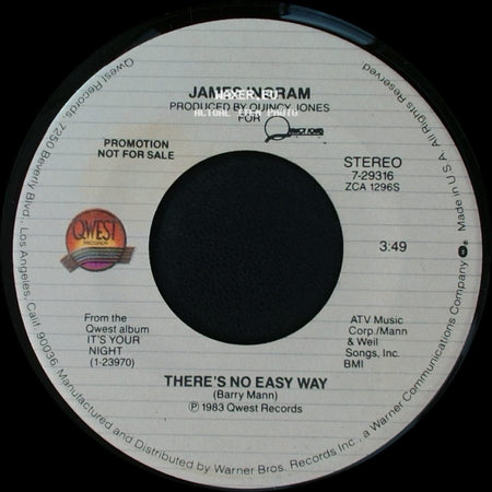 James Ingram - There's No Easy Way / There's No Easy Way side B