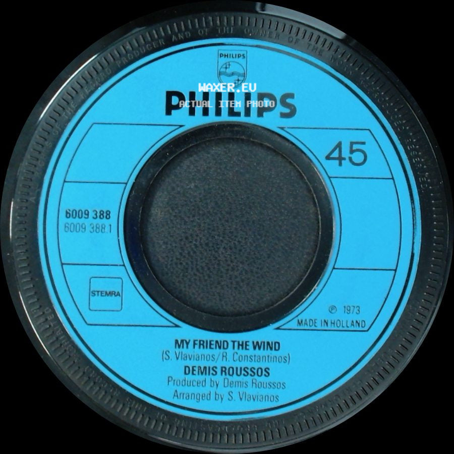 Demis Roussos - Lay It Down / My Friend The Wind side B