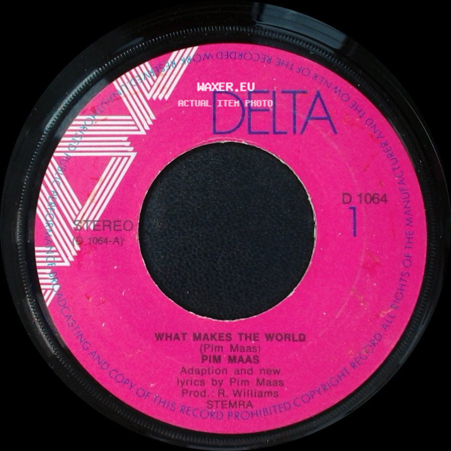 Pim Maas - For You My Only Love / What Makes The World side B