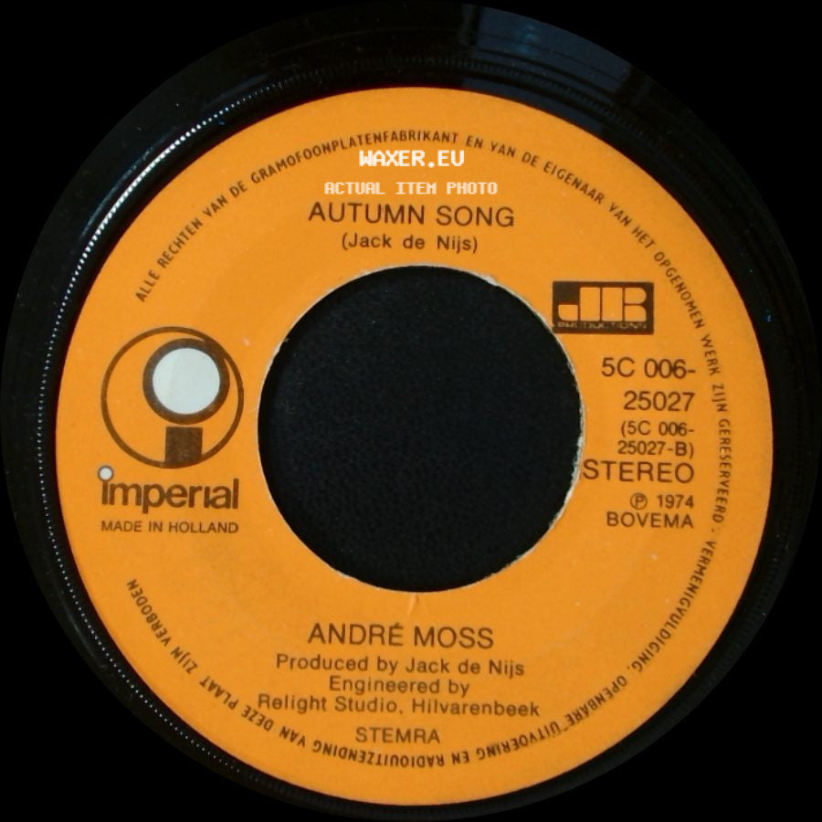 André Moss - Rosita / Autumn Song side B
