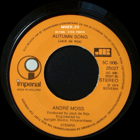André Moss - Rosita / Autumn Song side B