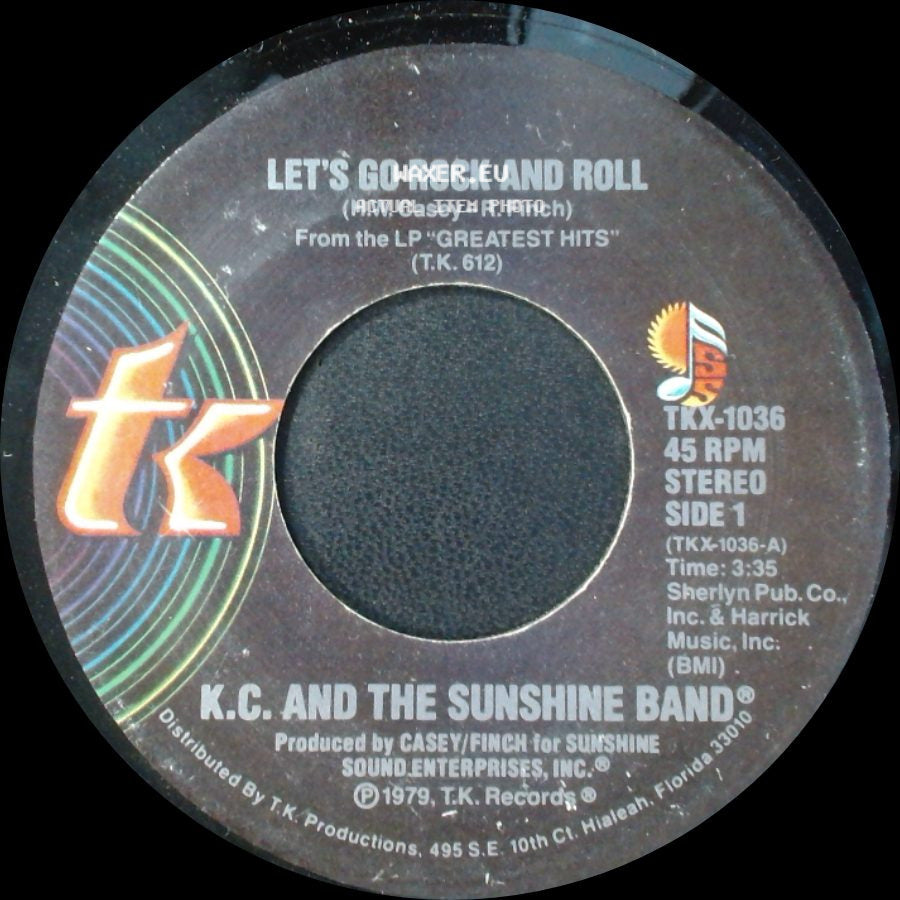 K.C. And The Sunshine Band - Let's Go Rock And Roll / I've Got The Feeling side A
